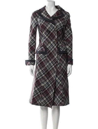 Pre-owned Vintage - Unbranded Vintage Plaid Print Skirt Suit In Multi
