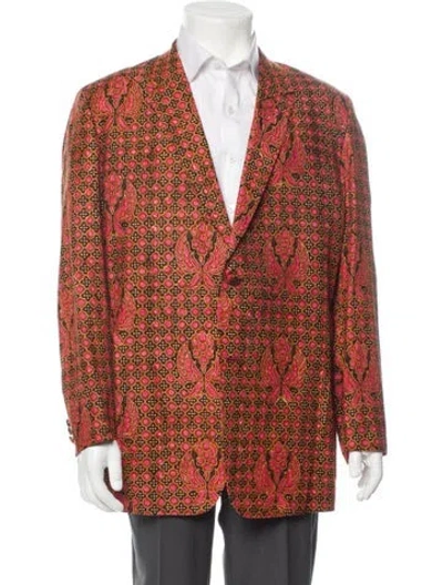 Pre-owned Vintage - Unbranded Vintage Printed Blazer In Pink