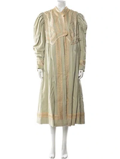 Pre-owned Vintage - Unbranded Vintage Printed Trench Coat In Multi