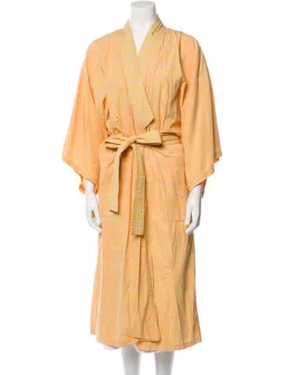 Pre-owned Vintage - Unbranded Vintage Robe In Yellow