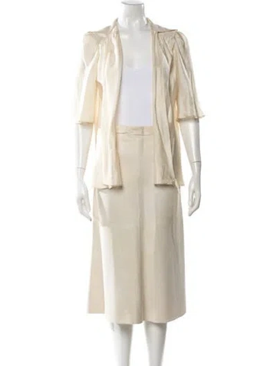 Pre-owned Vintage - Unbranded Vintage Skirt Set In Neutral