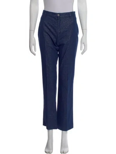 Pre-owned Vintage - Unbranded Vintage Straight Leg Pants In Blue