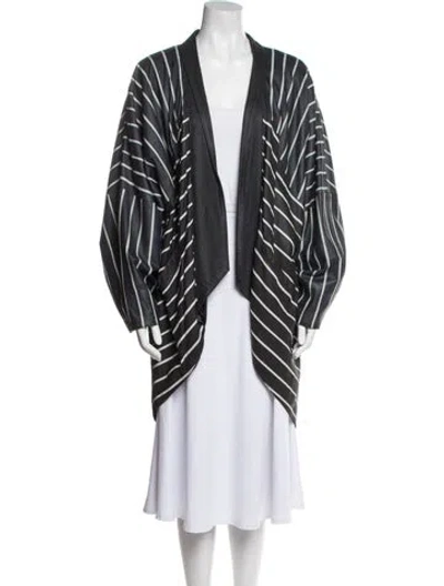 Pre-owned Vintage - Unbranded Vintage Striped Coat In Multi