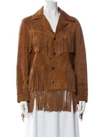 Pre-owned Vintage - Unbranded Vintage Suede Jacket In Brown