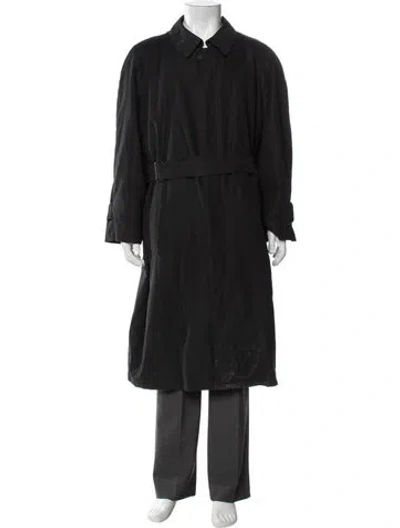 Pre-owned Vintage - Unbranded Vintage Trench Coat In Black