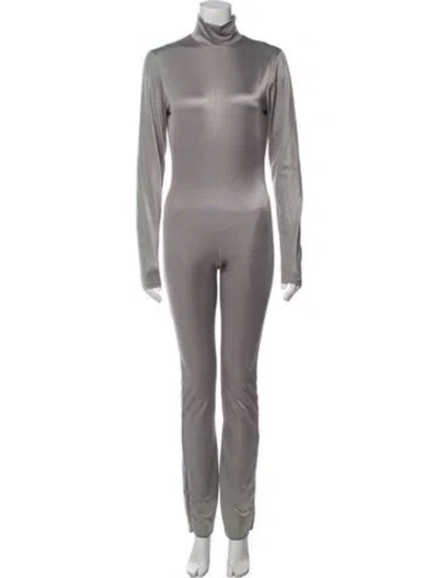 Pre-owned Vintage - Unbranded Vintage Turtleneck Jumpsuit In Gray