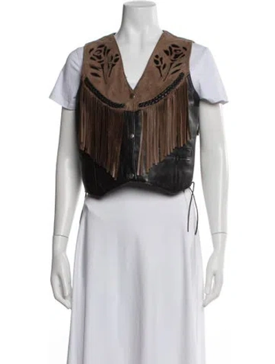Pre-owned Vintage - Unbranded Vintage Unik Vest In Black
