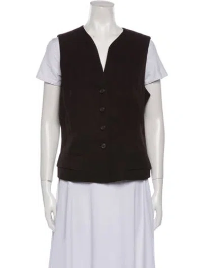 Pre-owned Vintage - Unbranded Vintage Vest In Brown