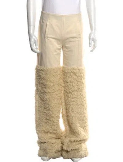 Pre-owned Vintage - Unbranded Wide Leg Pants In Neutral