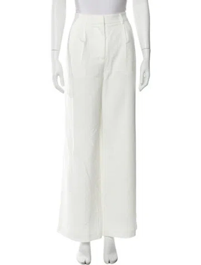 Pre-owned Vintage - Unbranded Wide Leg Pants In White