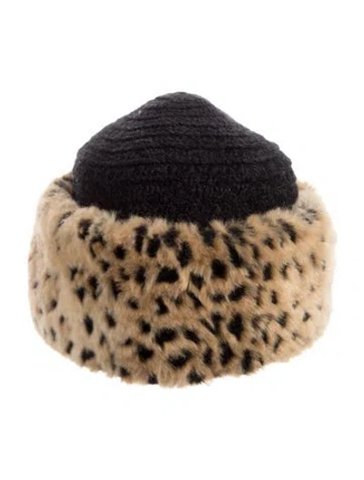 Pre-owned Vintage - Unbranded Winter Beanie In Black