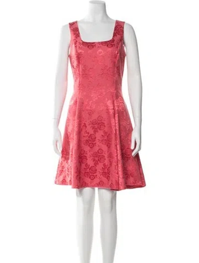 Pre-owned Vintage - Unbranded Wool Mini Dress In Red
