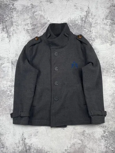 Pre-owned Vintage Very Vivienne Westwood Logo Coat Jacket In Grey