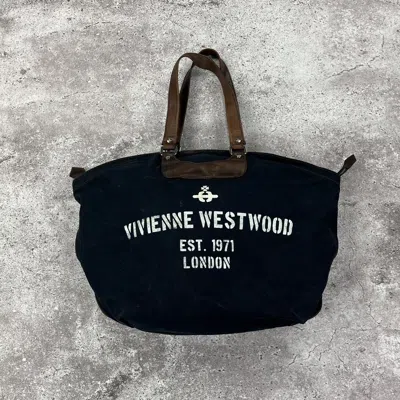 Pre-owned Vintage Vivienne Westwood London  Bag Y2k Black