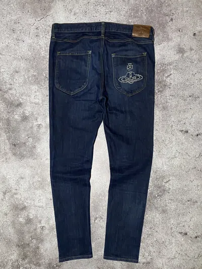 Pre-owned Vintage Vivienne Westwood  Denim Jeans In Blue