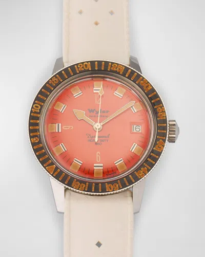 Vintage Watches Wyler Dynawind Heavy Duty 660 36mm Vintage 1960s Watch In Neutral