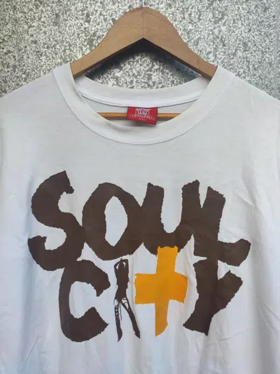 Pre-owned Vintage Wholenine Soul City T Shirt Hysteric In White