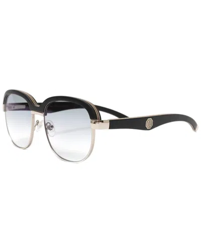 Vintage Wood Collection Unisex High Roller #1 57mm Sunglasses In Silver