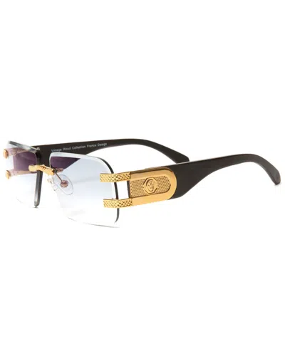 Vintage Wood Collection Unisex Legend 60mm Sunglasses In Gold