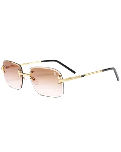 Vintage Wood Collection Unisex Vintage Classis C 58mm Sunglasses In Gold