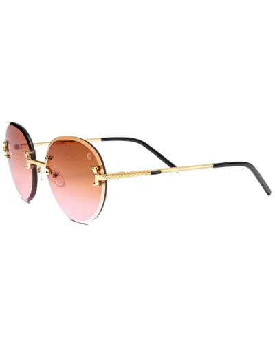 Vintage Wood Collection Unisex Vintage Classis C 58mm Sunglasses In Gold