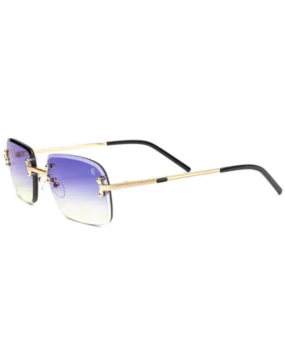 Vintage Wood Collection Unisex Vintage Classis C 58mm Sunglasses In Gold
