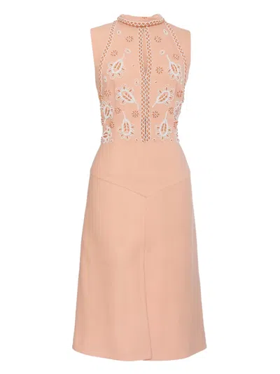 Pre-owned Vintage Wool Midi Dress