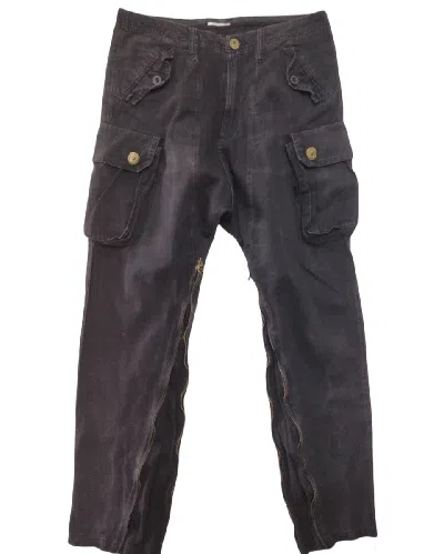 Pre-owned Vintage X Voodoo Tactical Japanese Legrent High Rise Cargo Pants In Black