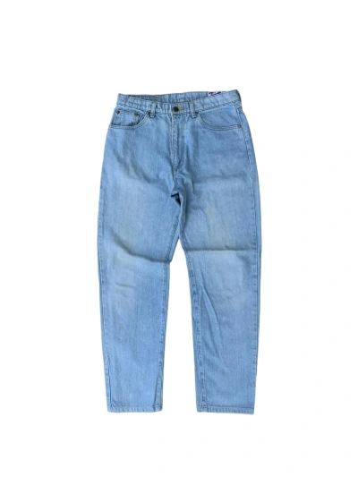 Pre-owned Vintage X Wrangler Vintage Wrangler Light Washed Denim Jeans In Washed Blue