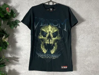 Pre-owned Vintage X Wwe Randy Orton Venum Y2k Faded T Shir In Black