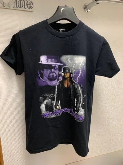 Pre-owned Vintage X Wwe The Undertaker Vintage T-shirt Wwe M Size In Black