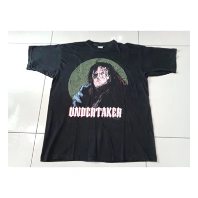 Pre-owned Vintage X Wwe Vintage 90's Wwf Undertaker T Shirt In Multicolor