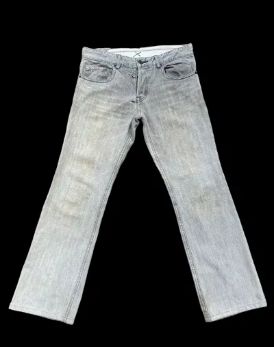Pre-owned Vintage X Yohji Yamamoto A.a.r Against All Risks Ageing Mud Stains Denim Jeans In Multicolor