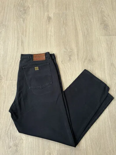 Pre-owned Vintage X Yves Saint Laurent Vintage Ysl Jeans 90's In Black