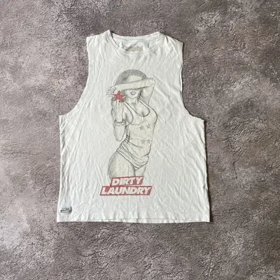 Pre-owned Vintage Y2k Adult Tee Sexy Babe Ass Porno Dirty M In White