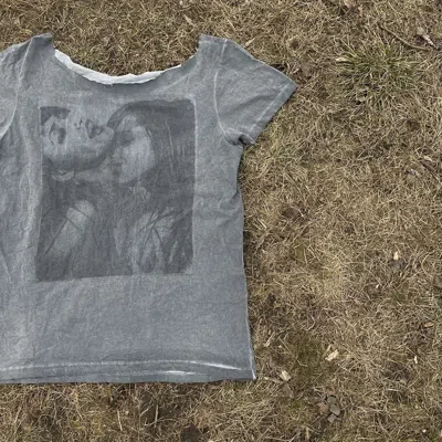 Pre-owned Vintage Y2k Adult Tee Sexy Girl Porno Xxx M In Gray