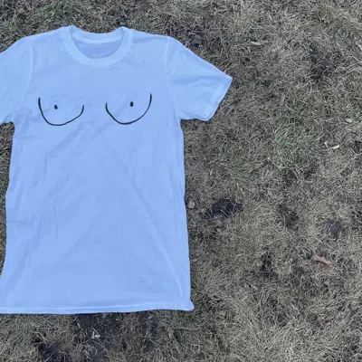 Pre-owned Vintage Y2k Adult Tee Tits Art Porno Xxx M In White