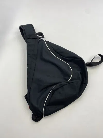 Pre-owned Vintage Y2k Hype Like Oakley  Crossbody Sling Bag Backpack In Black