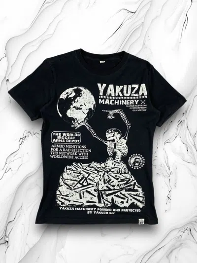 Pre-owned Vintage Yakuza Japanese Style Tee T Shirt In Black