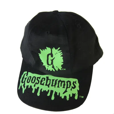 Pre-owned Vintage Youth  Goosebumps Spellout Snapback Youth L / Small In Black