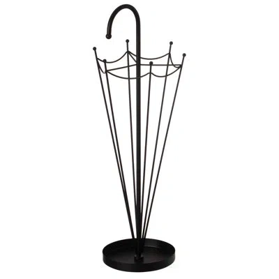 Vintiquewise Metal Free Standing Umbrella Base In Black