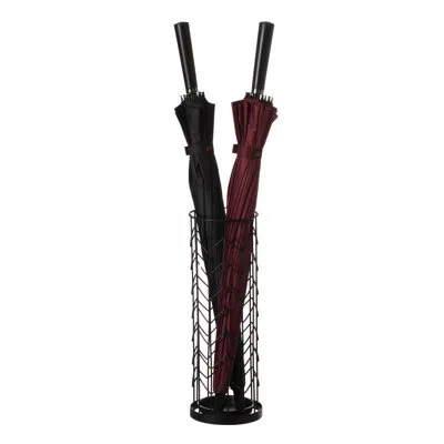 Vintiquewise Metal Free Standing Umbrella Base In Black
