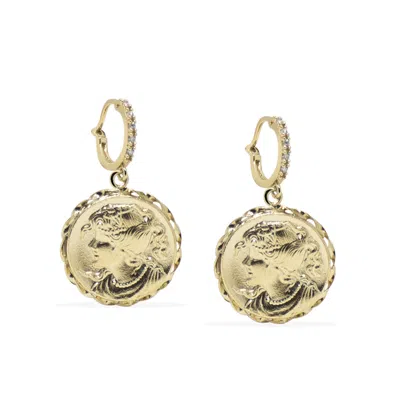 Vintouch Italy Women's Alexa Gold-plated Hoop Earrings