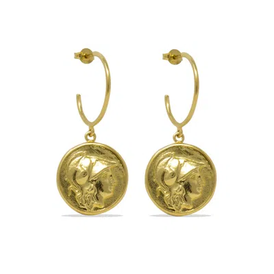 Vintouch Italy Women's Athena Gold-plated Hoop Earrings
