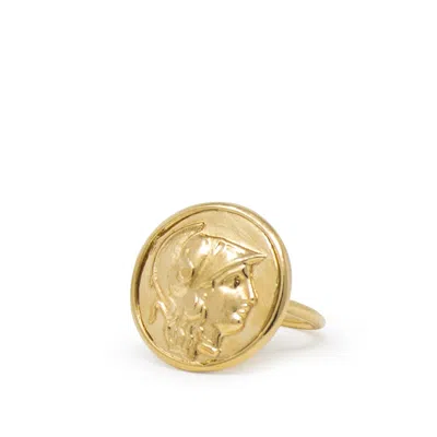 Vintouch Italy Women's Athena Gold-plated Ring