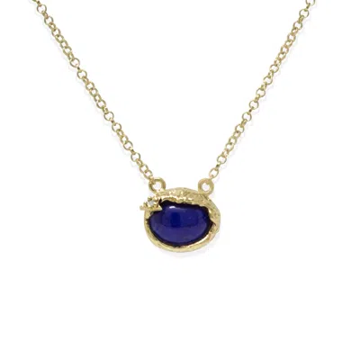 Vintouch Italy Women's Blue Ad Astra Gold-plated Lapis Lazuli Necklace