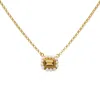 Vintouch Italy Women's Gold / Yellow Luccichio Citrine And Pearl Necklace In Gold