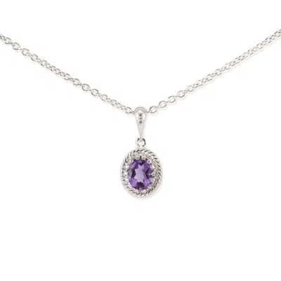 Vintouch Italy Women's Pink / Purple Luccichio Amethyst Necklace