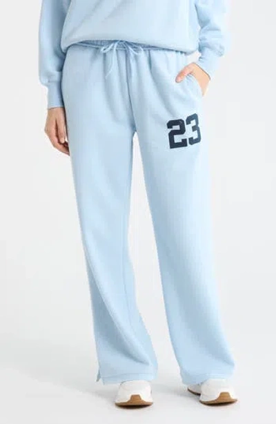 Vinyl Icons 23 Fleece Sweatpants In Blue