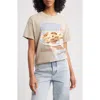 Vinyl Icons Dumpling Cotton Graphic T-shirt In Brown